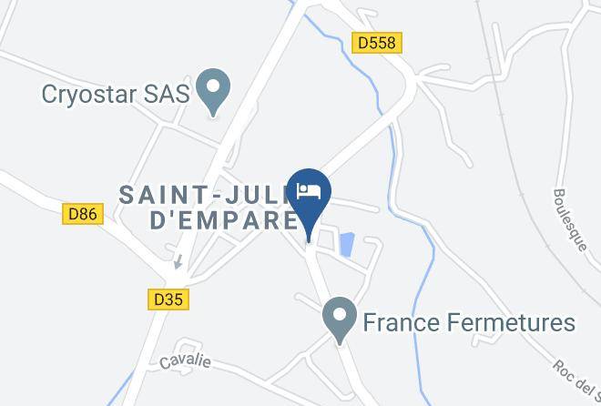 Aveyron - Hotel Auberge La Diege Sarl Maps