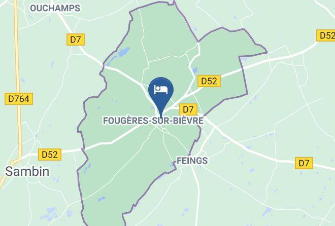 Loir Et Cher - Hotel Auberge Du Chateau Maps