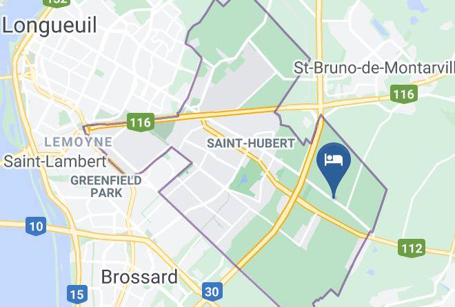 Longueuil - Hotel Auberge Objectif Sante Maps