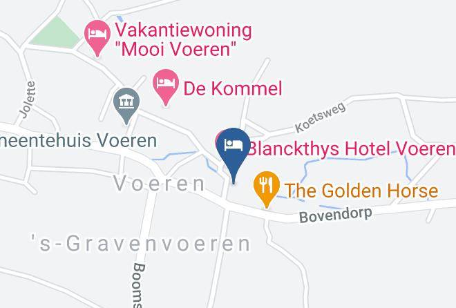 Hotel Auberge 's Gravenhof Map