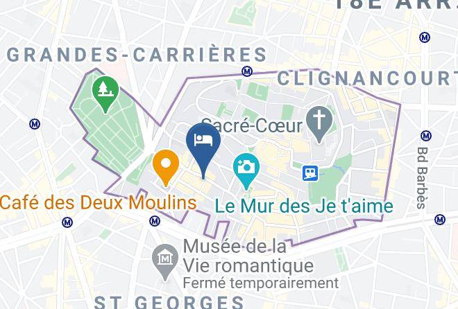 Paris - Hotel Audran Maps