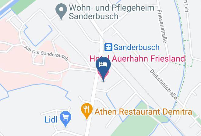 Friesland - Hotel Auerhahn Friesland Maps