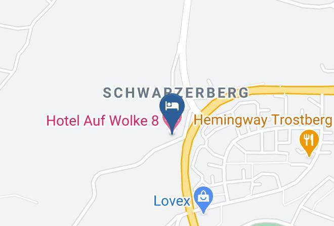 Hotel Auf Wolke 8 Map