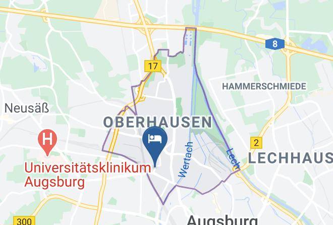 Augsburg - Hotel Augsburg Goldener Falke Maps
