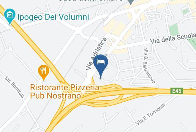 Perugia - Hotel Augusta Albergo Maps