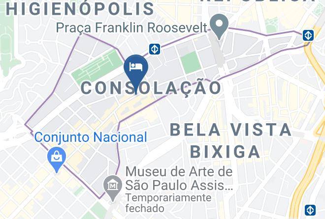Sao Paulo Solacao - Hotel Augusta Boulevard Maps