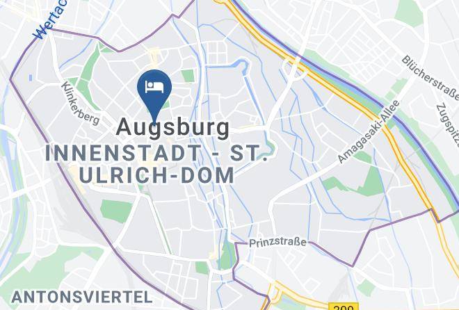 Augsburg - Hotel Augusta Maps
