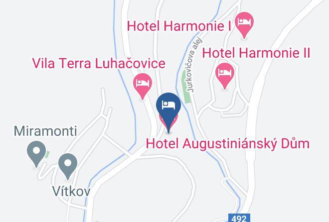Luhacovice - Hotel Augustiniansky Dum Maps
