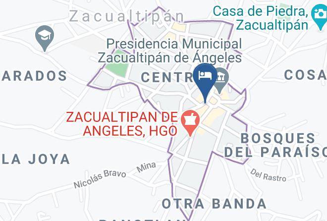 Zacualtipan De Angeles - Hotel Augusto Maps