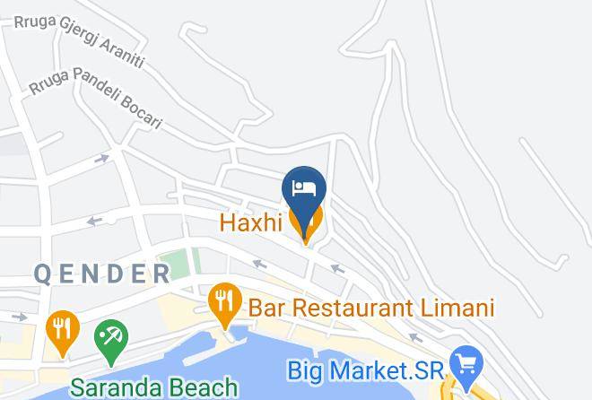 Saranda - Hotel Aulona Maps