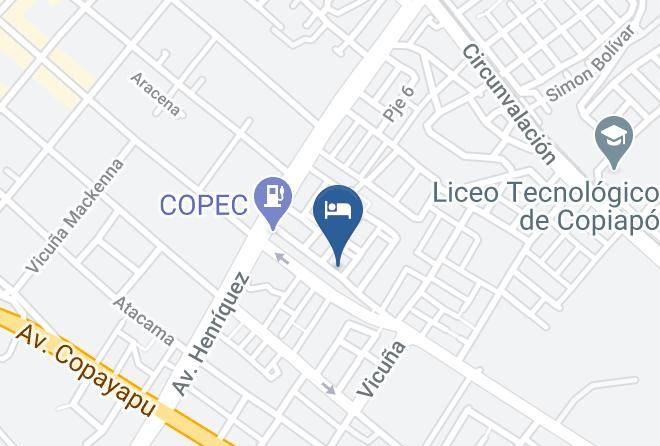 Copiapo Province - Hotel Aura Maps