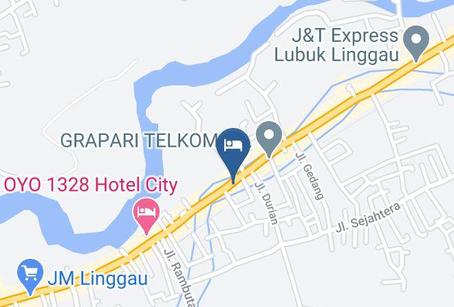 Kota Lubuk Linggau - Hotel Aura Maps
