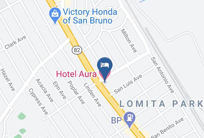 San Mateo - Hotel Aura Maps