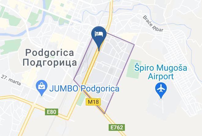 Podgorica - Hotel Aurel Maps