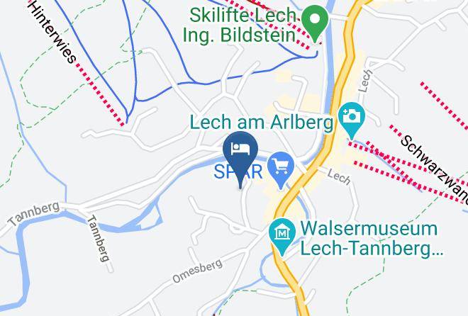 Bludenz - Hotel Auriga Lech Maps