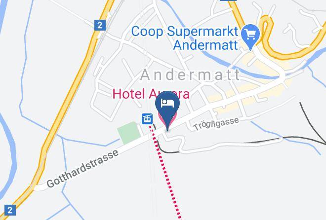 Andermatt - Hotel Aurora Maps