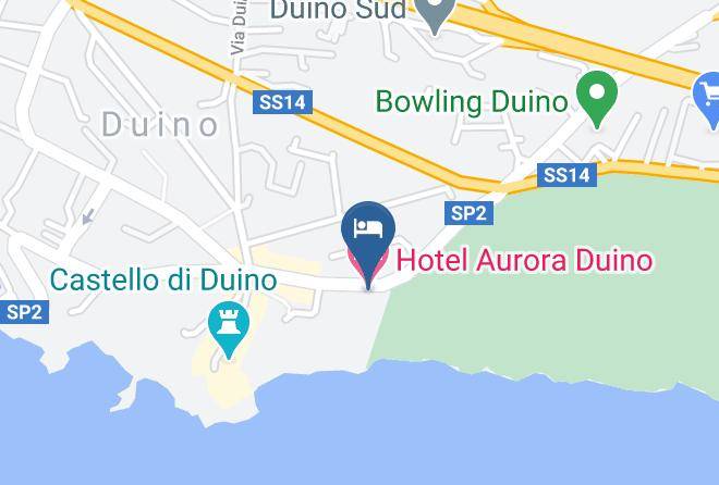 Trieste - Hotel Aurora Duino Maps
