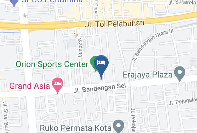 North Jakarta - Hotel Aurora Maps