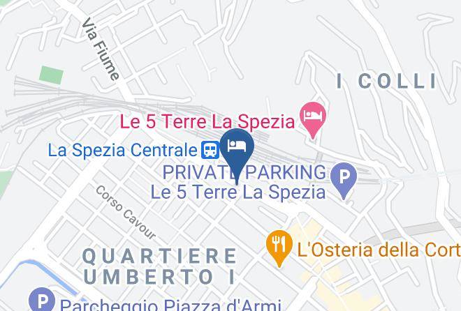 La Spezia - Hotel Aurora Maps