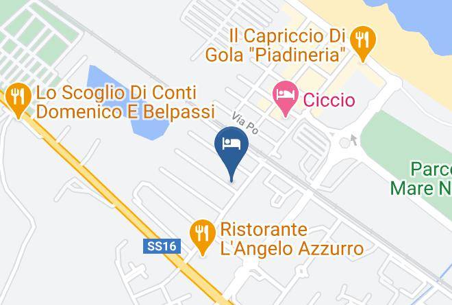 Rimini - Hotel Aurora Maps