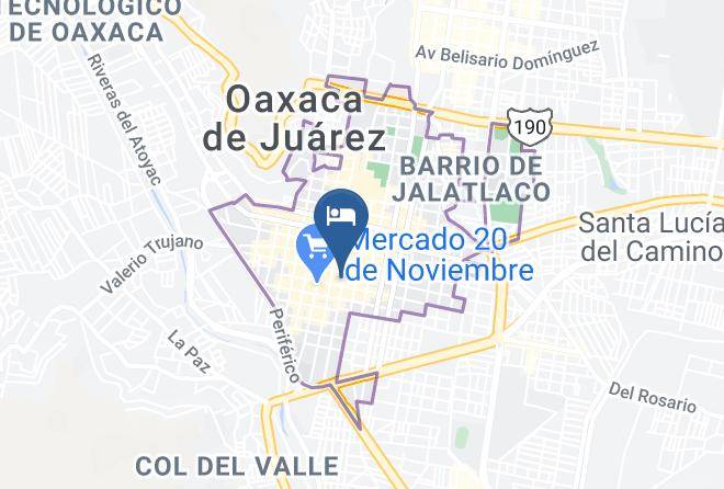 Oaxaca De Juarez - Hotel Aurora Maps