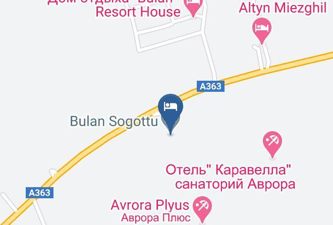 Ysyk Kol Region - Hotel Aurora Plus Maps