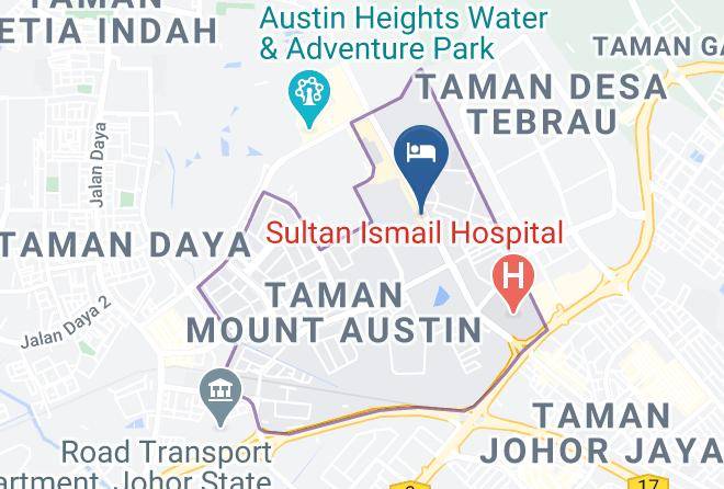 Johor Bahru - Hotel Austin Paradise Maps