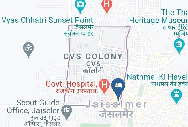 Jaisalmer - Hotel Australia Blue International Maps