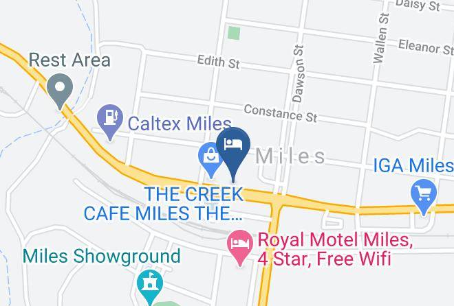 Hotel Australia Miles Map
