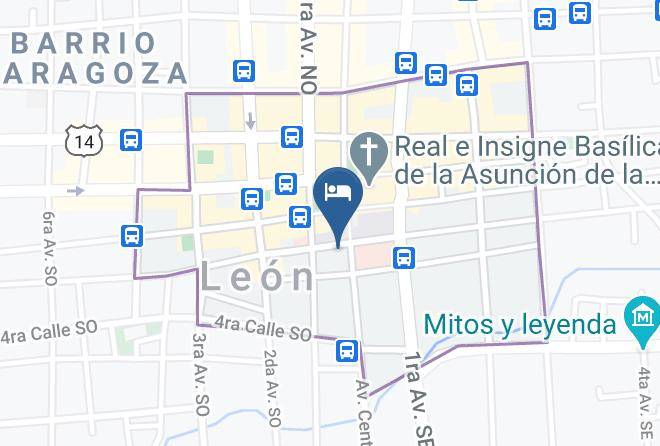 Leon - Hotel Austria Navarrete & Cia Ltda Maps