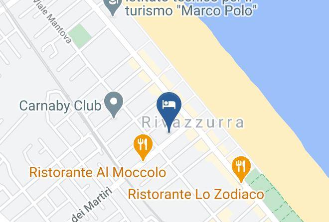 Rimini - Hotel Austria Maps