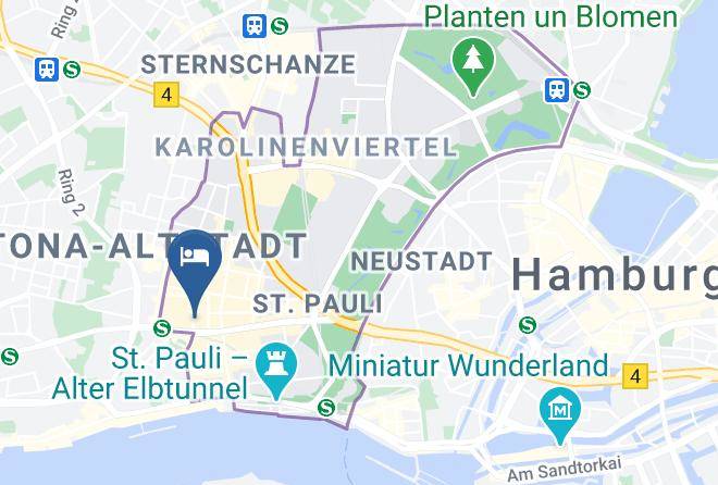 Stadt Hamburg - Hotel Austria Maps