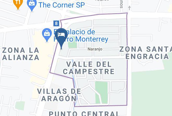 San Pedro Garza Garcia - Hotel Autentico Monterrey Maps