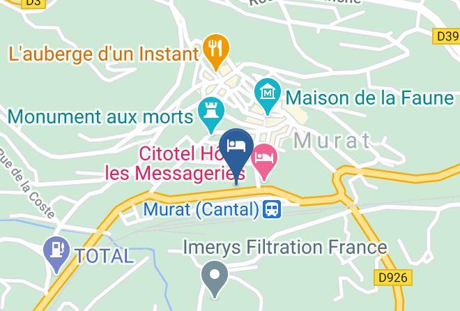 Cantal - Hotel Aux Globe Trotters Maps