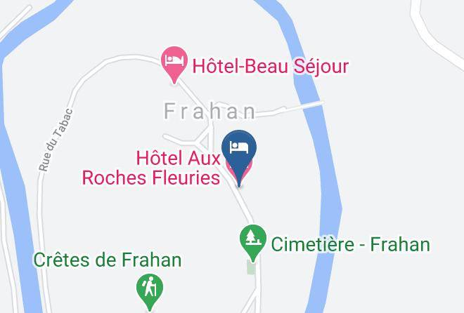 Luxemburg Province - Hotel Aux Roches Fleuries Maps