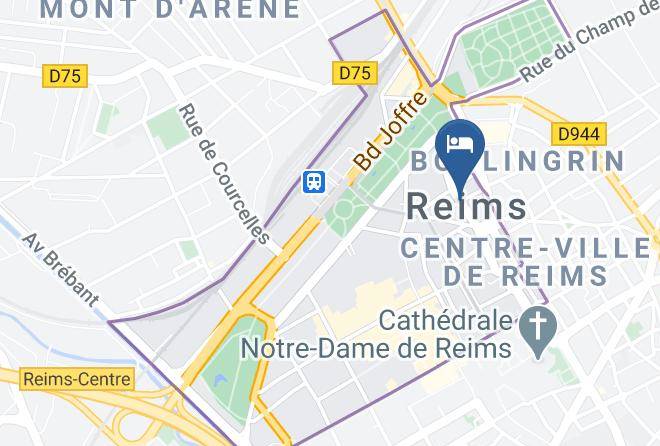 Marne - Hotel Aux Sacres Maps