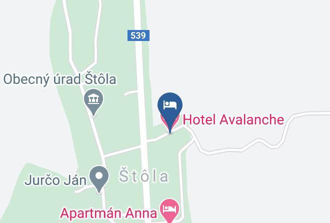 Poprad - Hotel Avalanche Maps