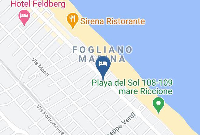 Rimini - Hotel Avana Maps