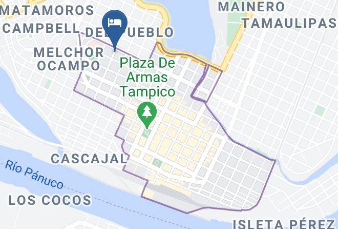 Tampico - Hotel Ave Paraiso Maps