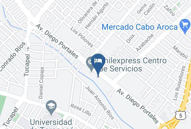Arica Province - Hotel Avenida Maps