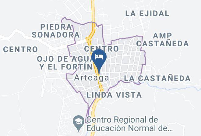 Arteaga - Hotel Avenida Maps