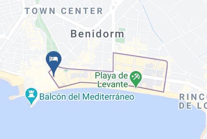 Alicante - Hotel Avenida Benidorm Maps
