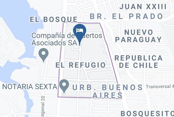 Cartagena De Indias - Hotel Avenida Buenos Aires Maps