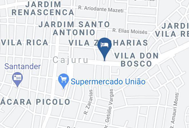 Cajuru - Hotel Avenida Maps