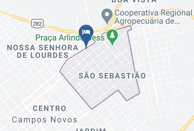 Campos Novos - Hotel Avenida Maps