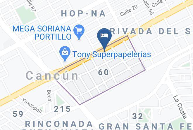 Benito Juarez - Hotel Avenida Cancun Maps