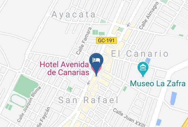 Las Palmas - Hotel Avenida De Canarias Maps