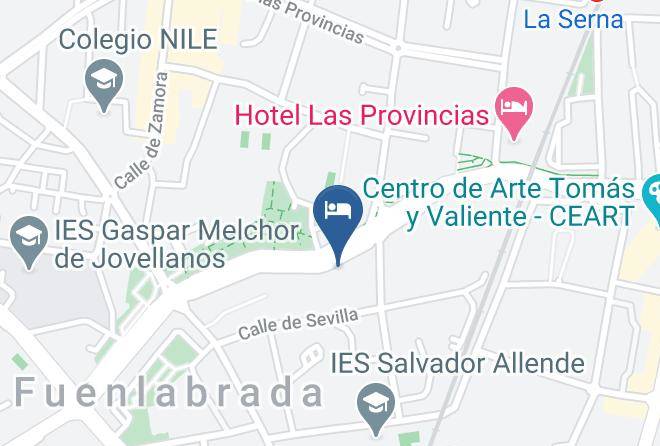 Madrid - Hotel Avenida De Espana Maps