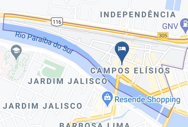 Resende - Hotel Avenida De Resende Maps