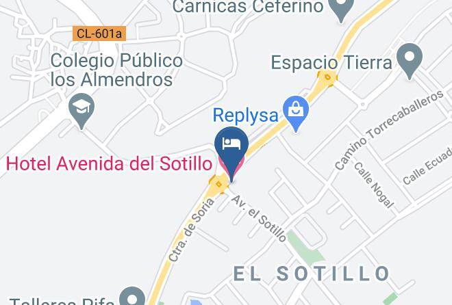 Segovia - Hotel Avenida Del Sotillo Maps